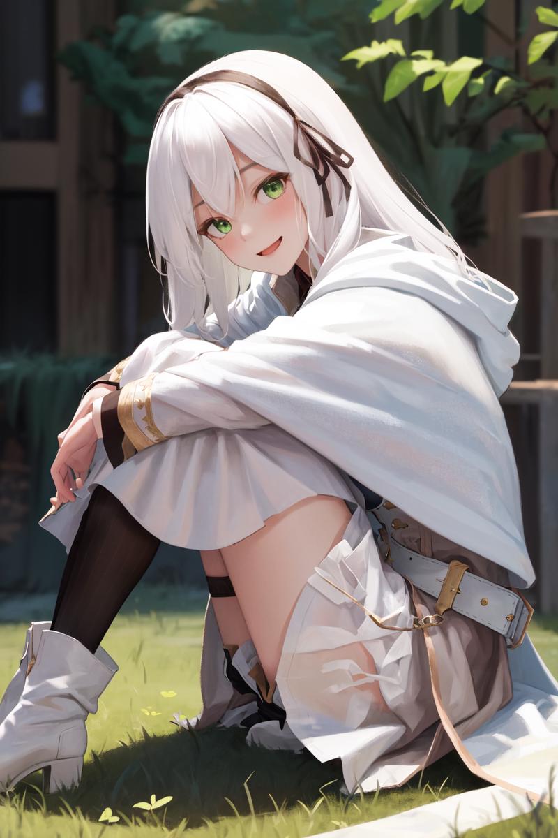 34921-2560543445-masterpiece, best quality, highres, 1girl avilia white hair green eyes, white cape white jacket belt black skirt frilled skirt s.png